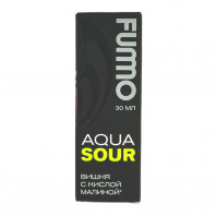 Жидкость Fummo Aqua Sour -  Вишня с кислой малиной 30мл 20мг