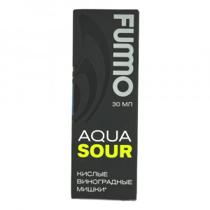 Жидкость Fummo Aqua Sour - Кислые виноградные мишки 30мл 20мг