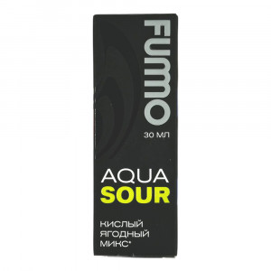 Жидкость Fummo Aqua Sour - Кислый ягодный микс 30мл 20мг