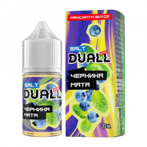 Жидкость DUALL SALT EXTRA - Черника Мята 30мл 20мг hard
