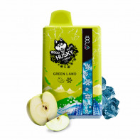 Электронная сигарета Husky Air Max 2.0 15000 strong - Green Land (Зеленое ледяное яблоко)