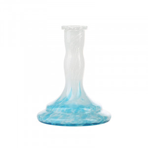 Колба для кальяна LeveL - Lagoona Бело-голубая