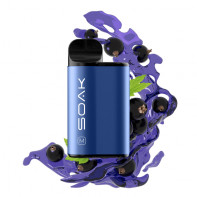 Электронная сигарета SOAK M 4000 - Blackcurrant Daiquiri (Дайкири Черная смородина)