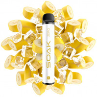 Электронная сигарета SOAK X ZERO 1500 - Cold Banana (Холодный банан)