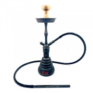 Кальян AMY Deluxe - 4 Stars 440 PSM Black Black  (Полный комплект)