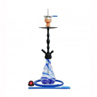 Кальян AMY Deluxe - 630-02 Black blue (Glorious)  (Полный комплект)