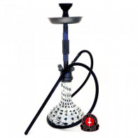 Кальян AMY Deluxe - 041 Black crystal black (Stella)  (Полный комплект)