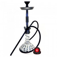 Кальян AMY Deluxe - 041 Black crystal black (Stella)  (Полный комплект)