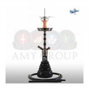 Кальян AMY Deluxe - 4 Stars 460 B-BK Black -   (Полный комплект)