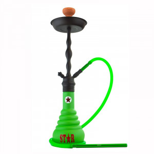 Кальян AMY Deluxe - 4 Stars 630 Black Green  (Полный комплект)