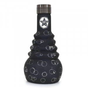 Колба для кальяна Amy - 640 Black 4 Stars (Резьба)