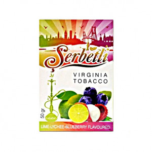 Табак для кальяна Serbetli АКЦИЗ - Lime Lychee Blueberry (Лайм Личи Черника) 50г