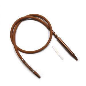 Шланг для кальяна силиконовый Soft-Touch с охлаждением Арт Кальян HP-73D Бронзовый