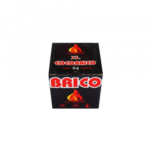 Кокосовый уголь для кальяна Cocobrico 64 шт XL