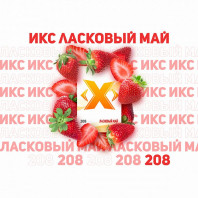 Табак для кальяна ИКС Ласковый май (Клубника) 50г