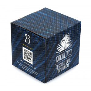 Кокосовый уголь для кальяна — Cocoloco 64 шт 26мм