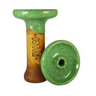 Чаша для кальяна Облако- Phunnel S Glaze Top Салатовая с точками (Фанел)