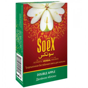 Бестабачная смесь для кальяна Soex - Double Apple (2 яблока) 50г