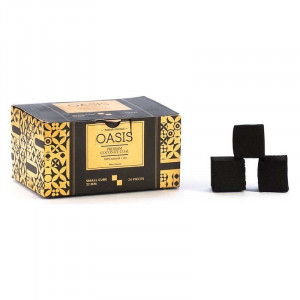 Кокосовый уголь для кальяна —  Oasis 24 шт 22мм