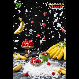Табак для кальяна B3 - BananaBerry (Ледяные банан-малина) 50г
