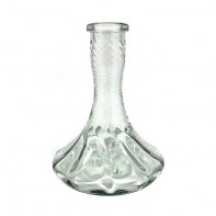 Колба для кальяна Крафт NJ  Спираль Прозрачная 28см