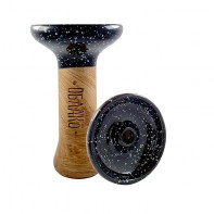 Чаша для кальяна Облако - Phunnel M Glaze Top Темно Синяя в точку