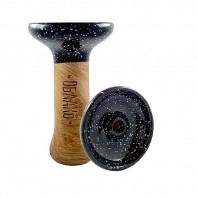 Чаша для кальяна Облако - Phunnel M Glaze Top Темно Синяя в точку