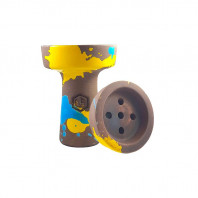 Чаша для кальяна LS - Evil Milk С желтыми пятнами