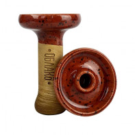Чаша для кальяна Облако - Phunnel L Glaze Top Кирпичная с точками