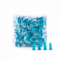 Мундштуки для кальяна одноразовые - Бирюзовые 100 шт