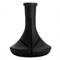 Колба Классика - Черная Полоски Черные (Vessel Glass Крафт) 28см