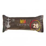 Кокосовый уголь для кальяна Crown 10шт 26мм
