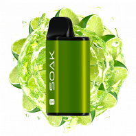 Электронная сигарета SOAK M 4000 - Lime Soda (Газировка с лаймом)