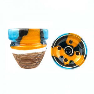 Чаша для кальяна Kolos - Rikule Glaze Разноцветная