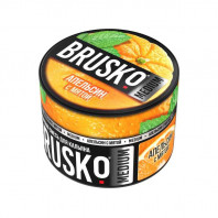 Смесь для кальяна BRUSKO MEDIUM - Апельсин с мятой 50г