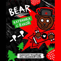 Табак для кальяна Хулиган HARD - Bear (Клубника с елкой) 25г