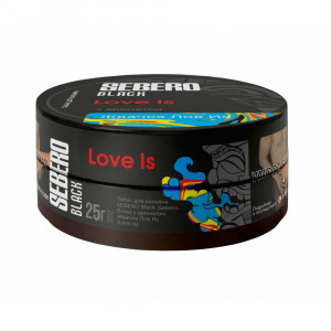 Табак для кальяна Sebero Black - Love Is (Жвачка Лов Ис) 25г