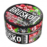 Смесь для кальяна BRUSKO MEDIUM - Красный виноград и чёрная смородина со льдом 250г