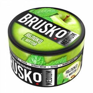 Смесь для кальяна BRUSKO MEDIUM - Яблоко с мятой 250г
