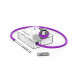 Кальян Nanosmoke Cube Purple с подсветкой