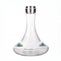 Колба для кальяна Hoob - Prima Pro 28см (Прозрачный, Нержавеющая сталь) (Резьба)