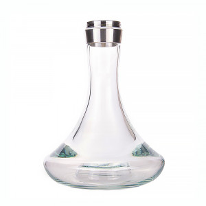 Колба для кальяна Hoob - Prima Pro 28см (Прозрачный, Нержавеющая сталь) (Резьба)