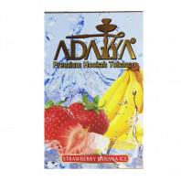 Табак для кальяна Adalya - Strawberry Banana Ice (Лед Банан Клубника) 50г