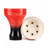 Чаша для кальяна Tortuga Черная метка (Красная глазурь)