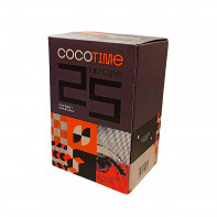 Кокосовый уголь для кальяна Cocotime 72 шт 25мм