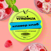 Табак для кальяна Original Virginia Middle - Кловер клаб (Джин, Лимон, Малина) 25г