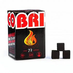 Кокосовый уголь для кальяна - Cocobrico 72 шт 25мм