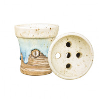 Чаша для кальяна Kolos - Mita Glaze Бирюзовая Прямоток