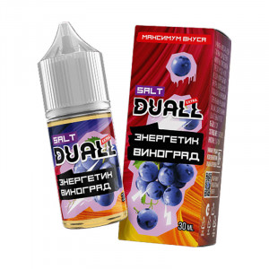 Жидкость DUALL SALT EXTRA - Энергетик Виноград 30мл 20мг hard