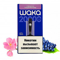 Электронная сигарета WAKA soPRO 20000 Hard extra - Сакура Виноград